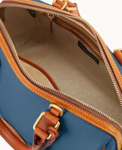 Dooney & Bourke Ready For the Getaway | Pebbled Leather^All Weather Leather 3.0 Barrel Satchel 28