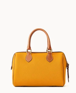 Dooney & Bourke Ready For the Getaway | Pebbled Leather^All Weather Leather 3.0 Barrel Satchel 28