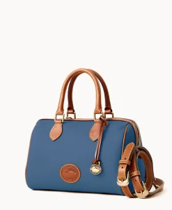 Dooney & Bourke Ready For the Getaway | Pebbled Leather^All Weather Leather 3.0 Barrel Satchel 28