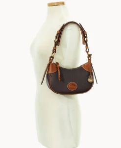 Dooney & Bourke Ready For the Getaway | Pebbled Leather^All Weather Leather 3.0 Demi Shoulder 22