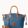 Dooney & Bourke Ready For the Getaway | Pebbled Leather^All Weather Leather 3.0 Domed Satchel 30