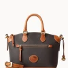 Dooney & Bourke Ready For the Getaway | Pebbled Leather^All Weather Leather 3.0 Domed Satchel 30