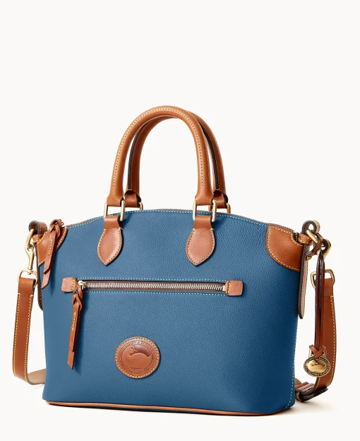 Dooney & Bourke Ready For the Getaway | Pebbled Leather^All Weather Leather 3.0 Domed Satchel 30
