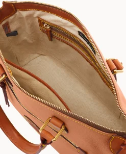 Dooney & Bourke Ready For the Getaway | Pebbled Leather^All Weather Leather 3.0 Domed Satchel 30