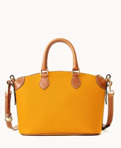 Dooney & Bourke Ready For the Getaway | Pebbled Leather^All Weather Leather 3.0 Domed Satchel 30