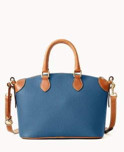 Dooney & Bourke Ready For the Getaway | Pebbled Leather^All Weather Leather 3.0 Domed Satchel 30