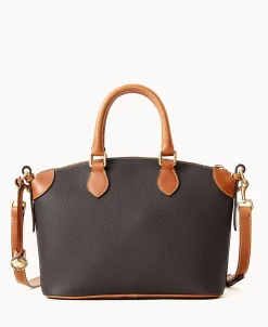 Dooney & Bourke Ready For the Getaway | Pebbled Leather^All Weather Leather 3.0 Domed Satchel 30