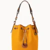 Dooney & Bourke Ready For the Getaway | Pebbled Leather^All Weather Leather 3.0 Drawstring 25