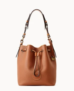 Dooney & Bourke Ready For the Getaway | Pebbled Leather^All Weather Leather 3.0 Drawstring 25