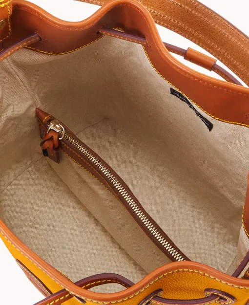 Dooney & Bourke Ready For the Getaway | Pebbled Leather^All Weather Leather 3.0 Drawstring 25