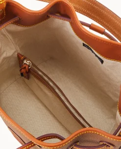 Dooney & Bourke Ready For the Getaway | Pebbled Leather^All Weather Leather 3.0 Drawstring 25