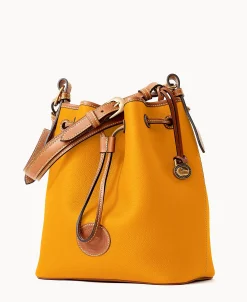 Dooney & Bourke Ready For the Getaway | Pebbled Leather^All Weather Leather 3.0 Drawstring 25