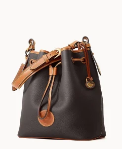 Dooney & Bourke Ready For the Getaway | Pebbled Leather^All Weather Leather 3.0 Drawstring 25