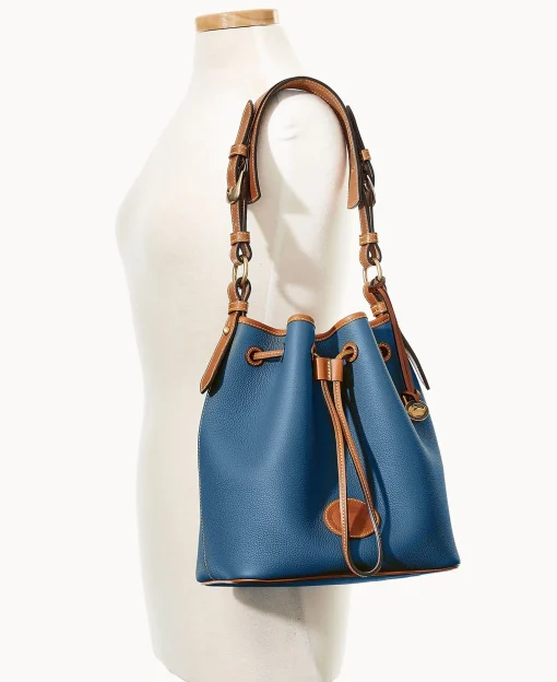 Dooney & Bourke Ready For the Getaway | Pebbled Leather^All Weather Leather 3.0 Drawstring 25