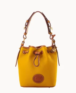 Dooney & Bourke Pebbled Leather | Mini Bags^All Weather Leather 3.0 Mini Drawstring 17