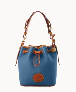 Dooney & Bourke Pebbled Leather | Mini Bags^All Weather Leather 3.0 Mini Drawstring 17