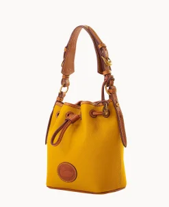 Dooney & Bourke Pebbled Leather | Mini Bags^All Weather Leather 3.0 Mini Drawstring 17
