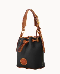 Dooney & Bourke Pebbled Leather | Mini Bags^All Weather Leather 3.0 Mini Drawstring 17