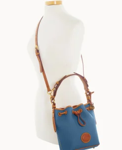 Dooney & Bourke Pebbled Leather | Mini Bags^All Weather Leather 3.0 Mini Drawstring 17