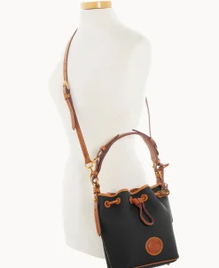 Dooney & Bourke Pebbled Leather | Mini Bags^All Weather Leather 3.0 Mini Drawstring 17