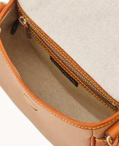 Dooney & Bourke Pebbled Leather | Mini Bags^All Weather Leather 3.0 Saddle Crossbody 20