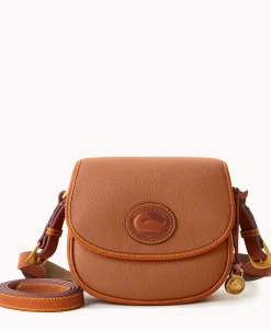 Dooney & Bourke Pebbled Leather | Mini Bags^All Weather Leather 3.0 Saddle Crossbody 20