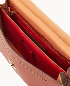 Dooney & Bourke The Alto Collection | Smooth Leather^Alto Double Gusset Buckle Brief Case