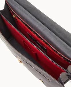Dooney & Bourke The Alto Collection | Smooth Leather^Alto Double Gusset Buckle Brief Case
