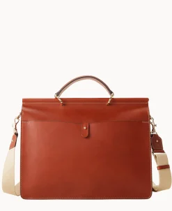 Dooney & Bourke The Alto Collection | Smooth Leather^Alto Double Gusset Buckle Brief Case