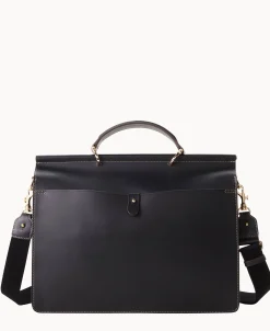 Dooney & Bourke The Alto Collection | Smooth Leather^Alto Double Gusset Buckle Brief Case
