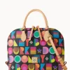 Dooney & Bourke Spring Style | Printed Fabric^Art Deco Zip Zip Satchel