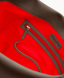Dooney & Bourke Ready For the Getaway | Pebbled Leather^Belvedere Logo Lock Shoulder Bag