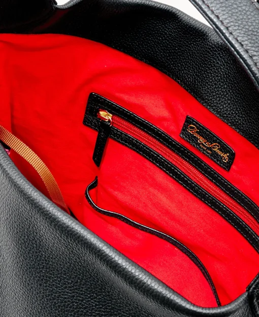 Dooney & Bourke Ready For the Getaway | Pebbled Leather^Belvedere Logo Lock Shoulder Bag