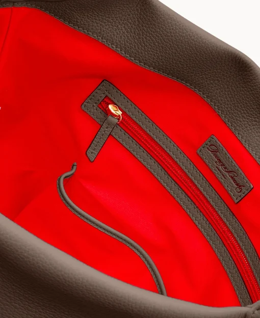 Dooney & Bourke Ready For the Getaway | Pebbled Leather^Belvedere Logo Lock Shoulder Bag