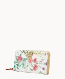 Dooney & Bourke Grab and Go | Wristlets^Botanical Collection Large Zip Around Wristlet