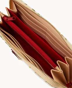 Dooney & Bourke Grab and Go | Wristlets^Botanical Collection Large Zip Around Wristlet