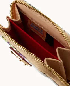Dooney & Bourke Grab and Go | Wallets^Botanical Collection Zip Around Credit Card Case