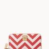 Dooney & Bourke The Chevron Collection | Grab and Go^Chevron Large Zip Around Wallet