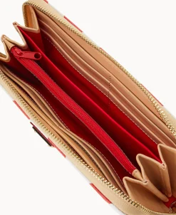 Dooney & Bourke The Chevron Collection | Grab and Go^Chevron Large Zip Around Wallet