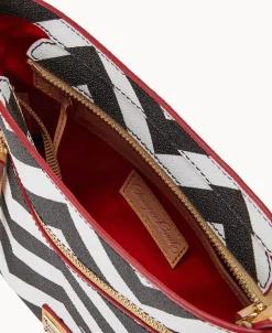 Dooney & Bourke The Chevron Collection | Spring Style^Chevron Small Zip Crossbody