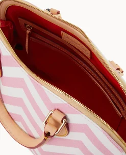 Dooney & Bourke Printed Fabric | Shoulder Bags^Chevron Zip Zip Satchel