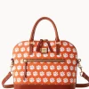 Dooney & Bourke Game Day Ready | Printed Fabric^Collegiate University Domed Zip Satchel