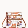 Dooney & Bourke Game Day Ready | Printed Fabric^Collegiate University N S Triple Zip Crossbody