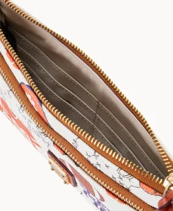 Dooney & Bourke Grab and Go | Wristlets^Collegiate Double Zip Wristlet
