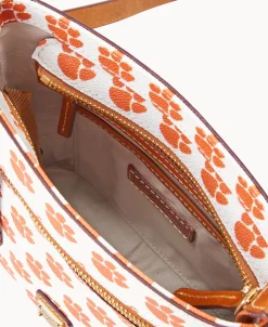 Dooney & Bourke Game Day Ready | Printed Fabric^Collegiate University Small Zip Crossbody