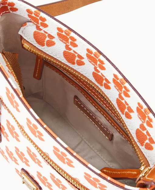 Dooney & Bourke Game Day Ready | Printed Fabric^Collegiate University Small Zip Crossbody