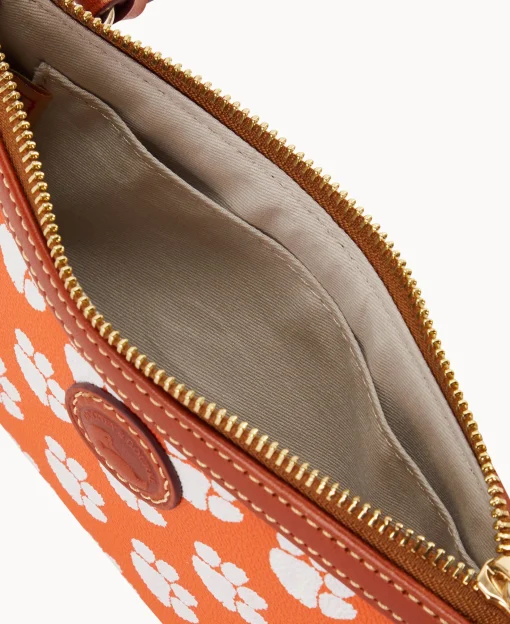 Dooney & Bourke Game Day Ready | Printed Fabric^Collegiate University Large Slim Crossbody