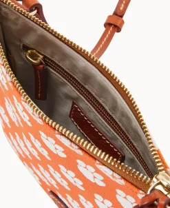 Dooney & Bourke Game Day Ready | Printed Fabric^Collegiate University North South Top Zip Crossbody