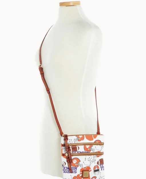 Dooney & Bourke Game Day Ready | Printed Fabric^Collegiate University N S Triple Zip Crossbody
