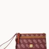 Dooney & Bourke Grab and Go | Wristlets^Collegiate Florida State Double Zip Wristlet